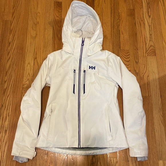 Helly Hansen Jackets \u0026 Coats | Helly Hansen W Alphelia Lifaloft Jacket | Color: Purple/White | Size: M | Perryshop24's Closet